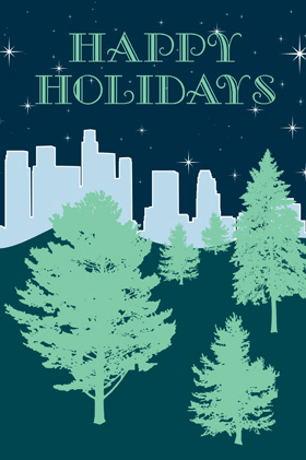 Holiday Tree Dedication Card