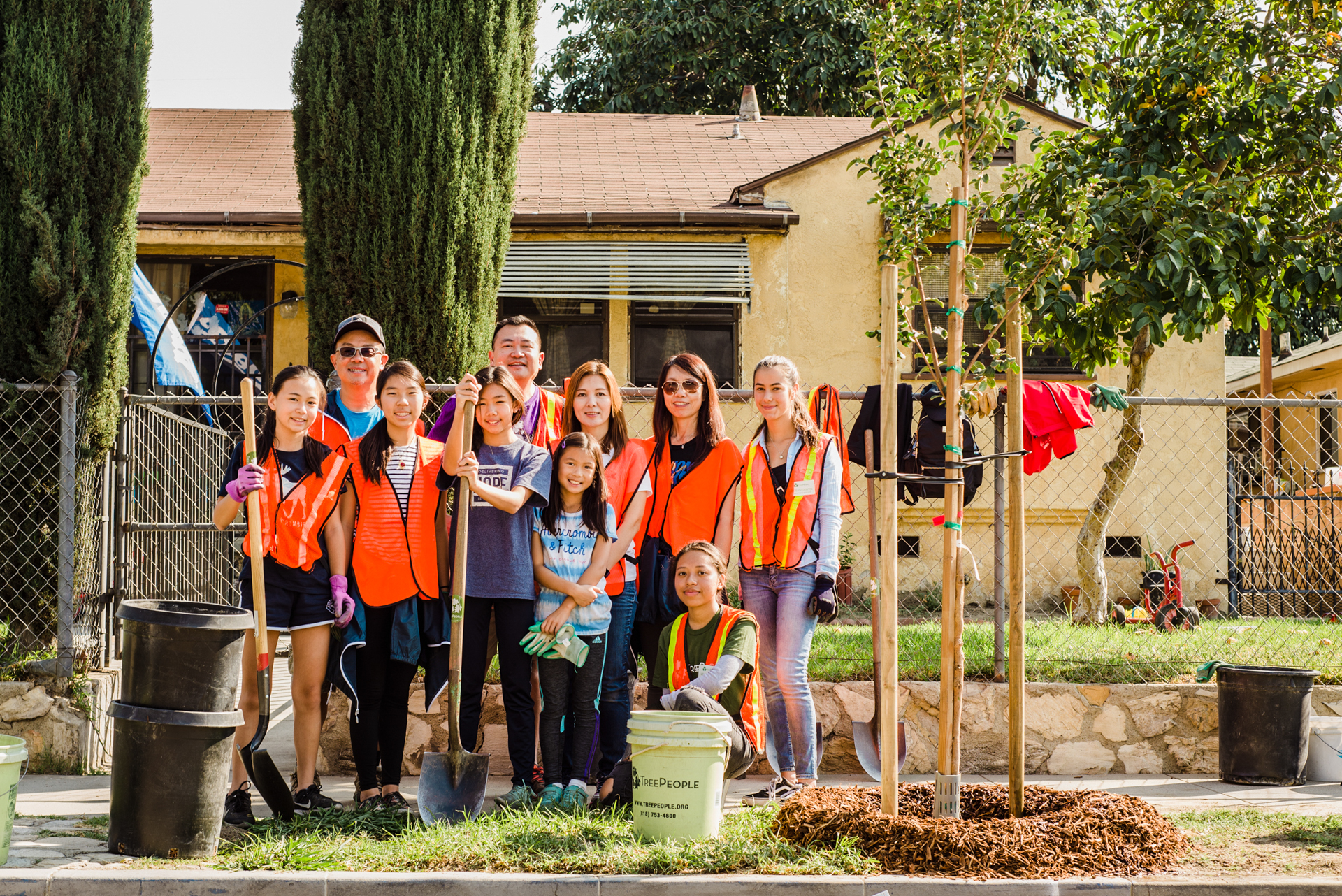 TreePeople Street Planting in Lynwood, California