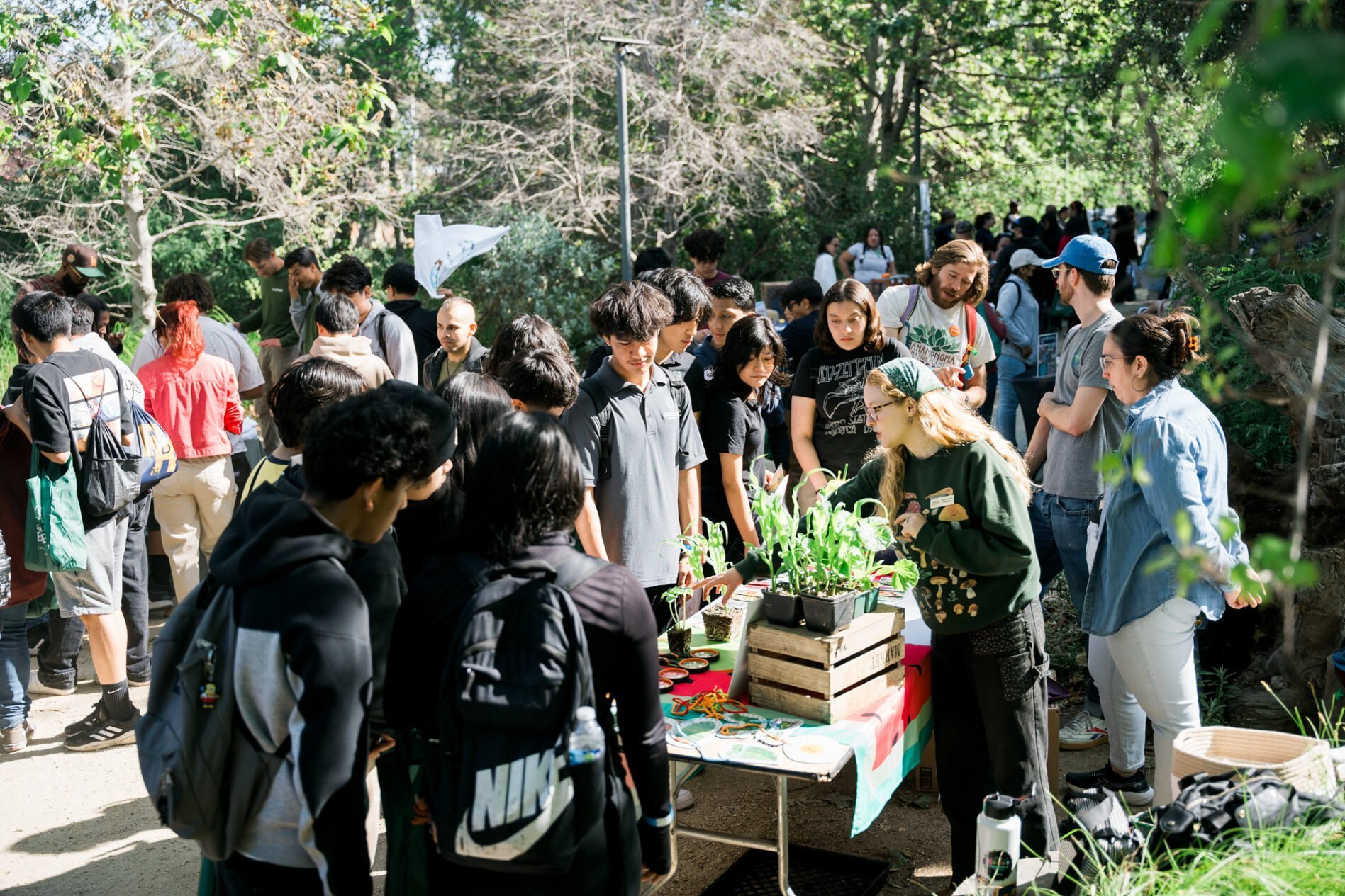 Students engage with environmental orgs at TreePeople's Youth Summit